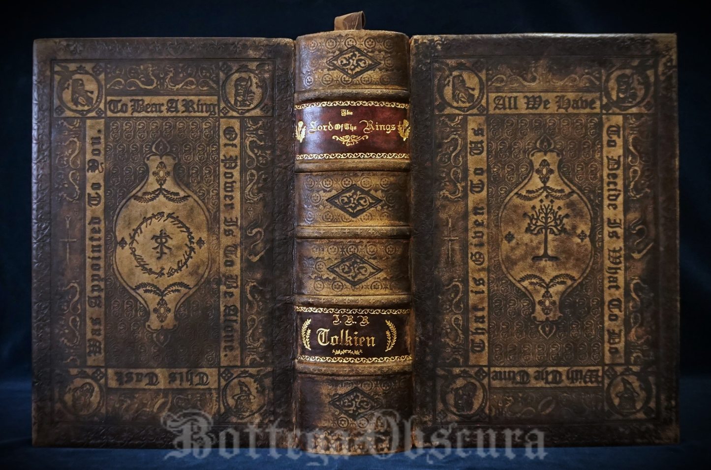 The Lord of the Rings, Hand sewn and hand bound book, Illustrated by Alan Lee, Personalized book with initials
