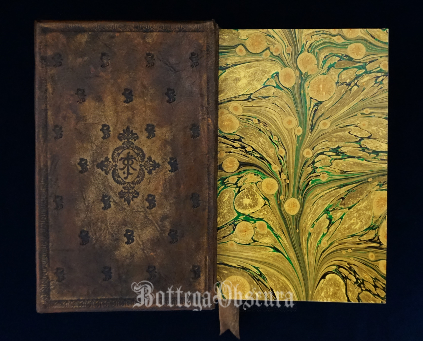The Lord of the Rings, Hand sewn and hand bound book, Illustrated by J.R.R Tolkien, Personalized book with initials.