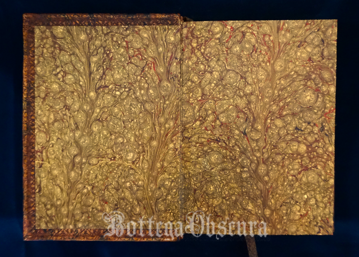 (Reserved for Jack) 18th Century historical binding Naple style, leather bound blank journal