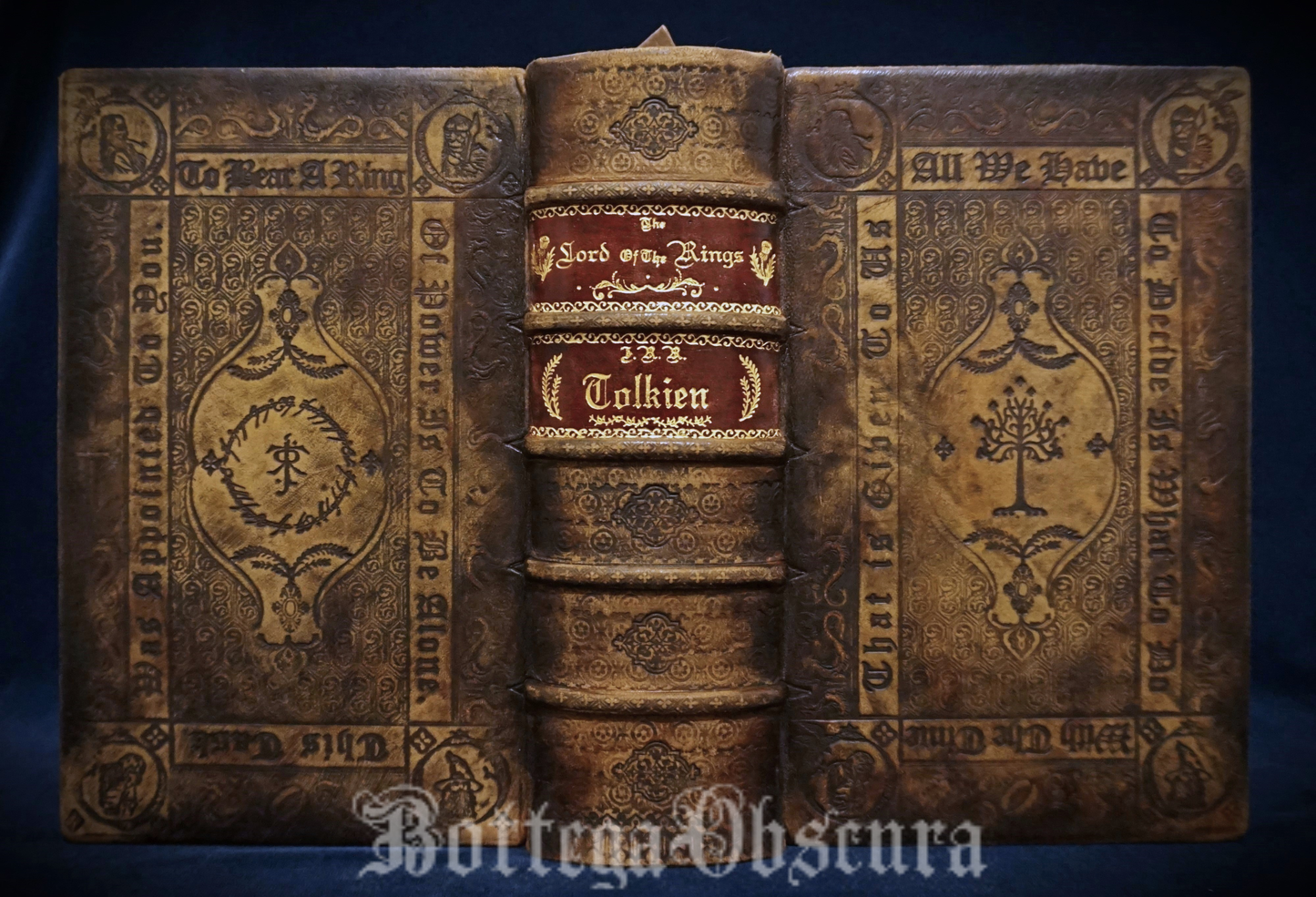 The Lord of the Rings, Hand sewn and hand bound book, Illustrated by J.R.R Tolkien