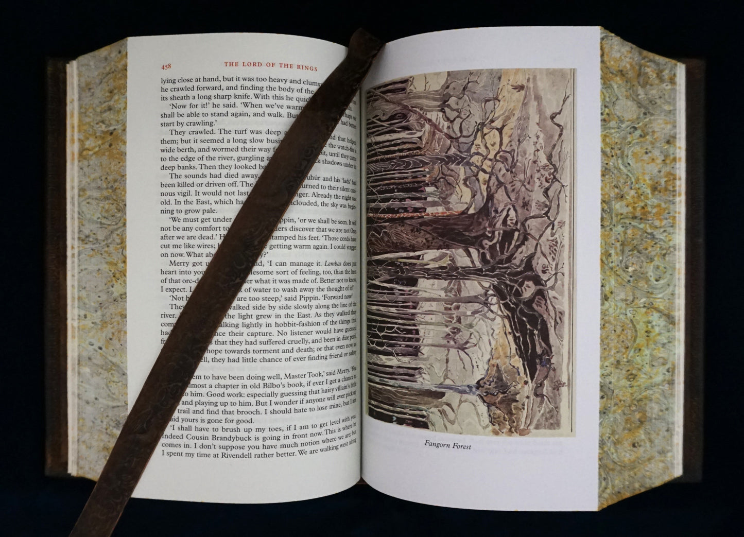 The Lord of the Rings, Hand sewn and hand bound book, Illustrated by J.R.R Tolkien