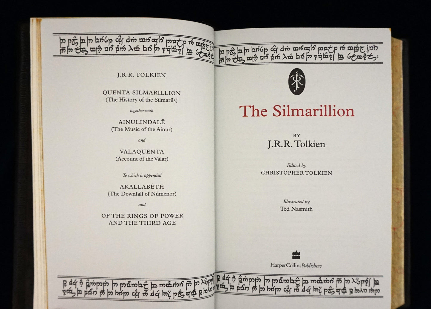 The Silmarillion, Hand sewn and hand bound book, Illustrated by Ted Nasmith