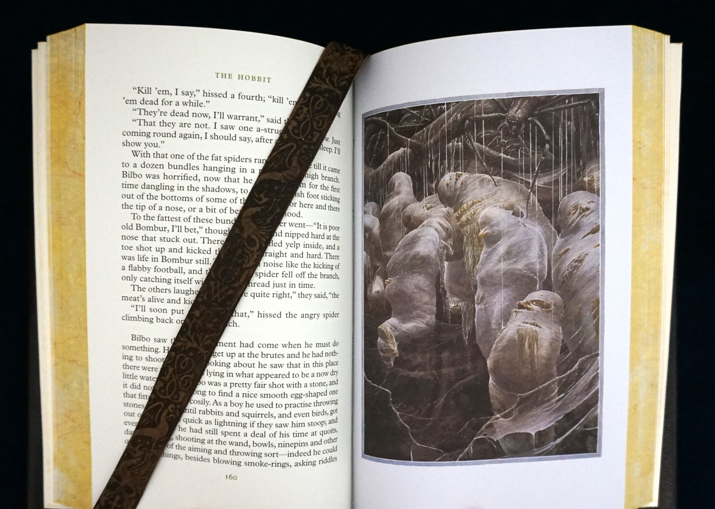 The Hobbit, Hand sewn and hand bound book, Illustrated by Alan Lee