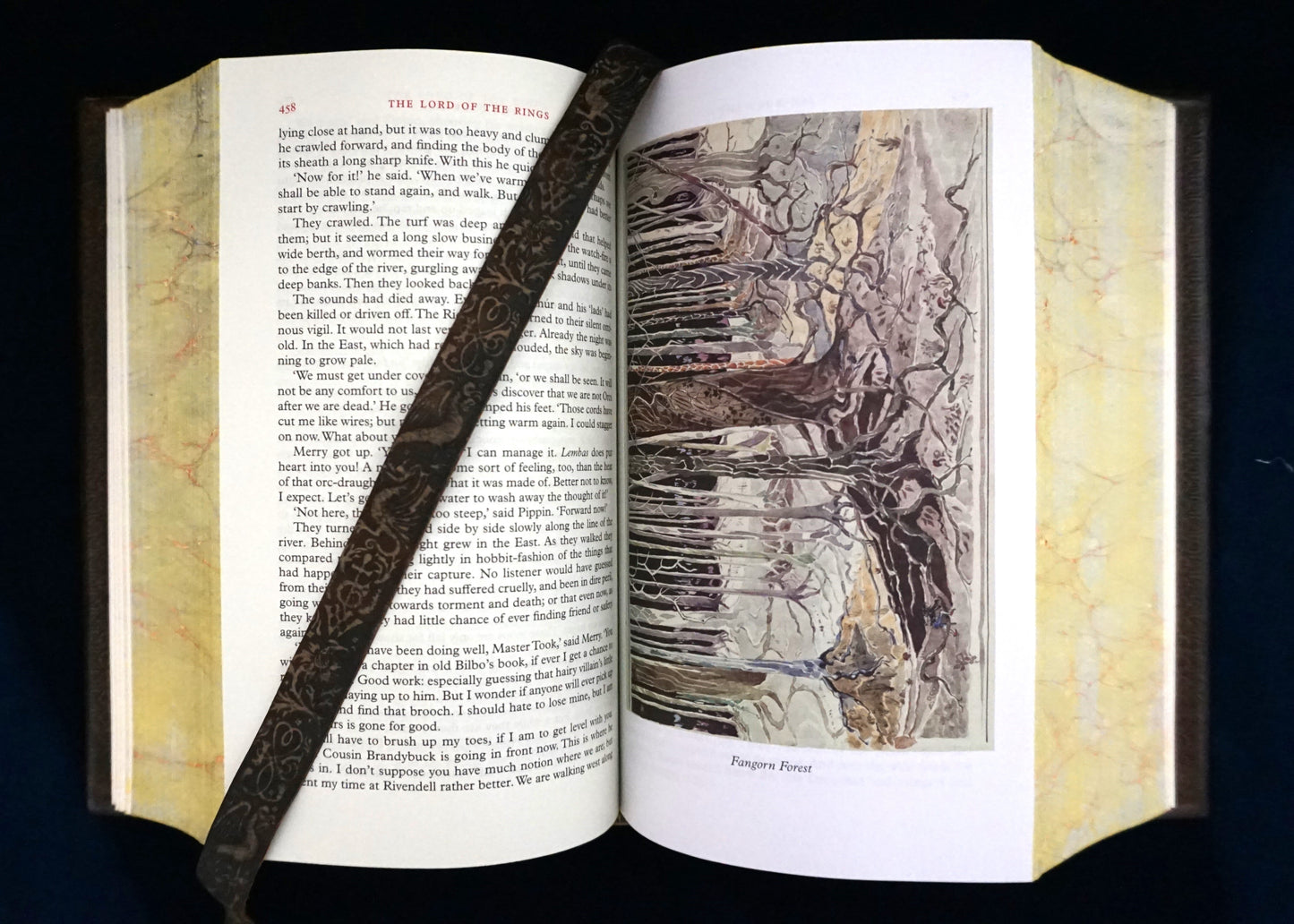 The Lord of the Rings, Hand sewn and hand bound book, Illustrated by J.R.R Tolkien