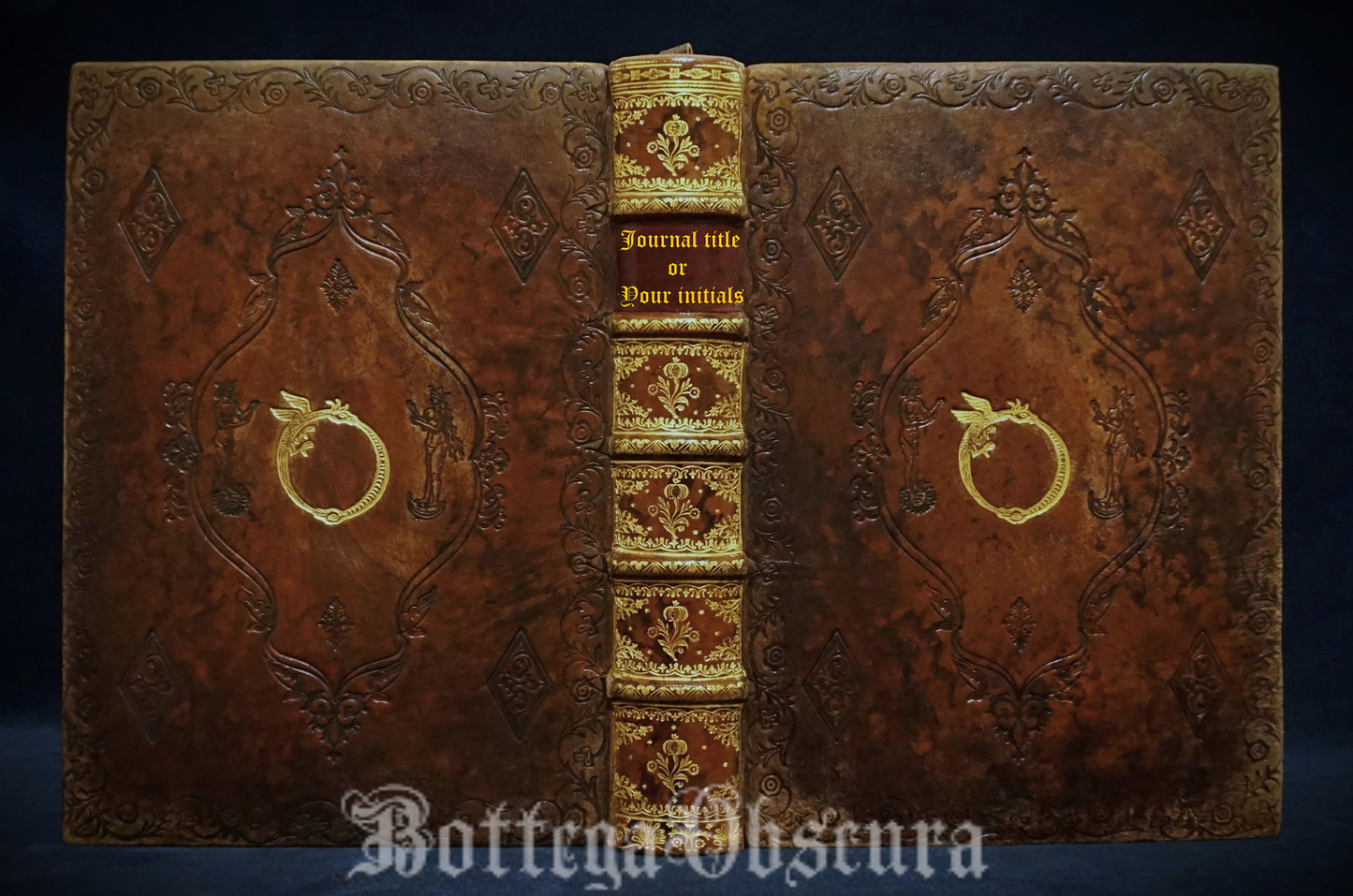 Naple style journal. Leather bound large journal, Hand sewn and hand bound journal, Personalize journal