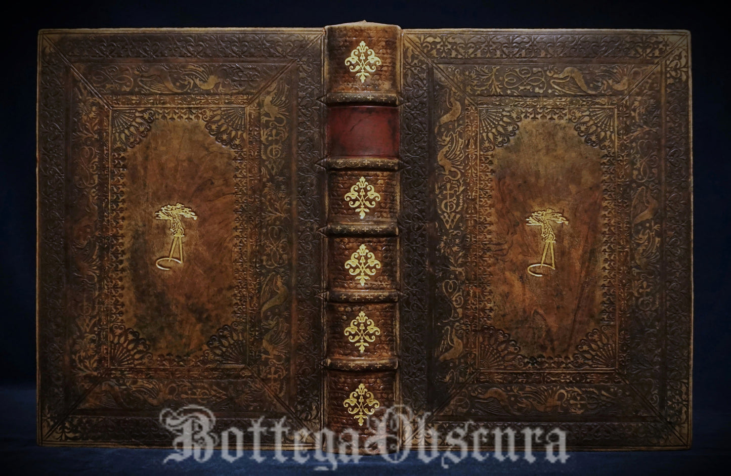 'Great Architect' journal. Leather bound large journal, Hand sewn and hand bound journal, Personalized journal