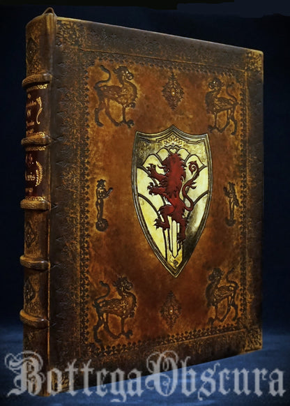 The Complete Chronicles of Narnia by C.S. Lewis, Illustrated by Pauline Baynes — Hand-Rebound Leather-Bound Book