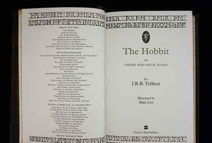 The Hobbit — Hand-Sewn & Traditionally Hand-Bound (Illustrated by Alan Lee)