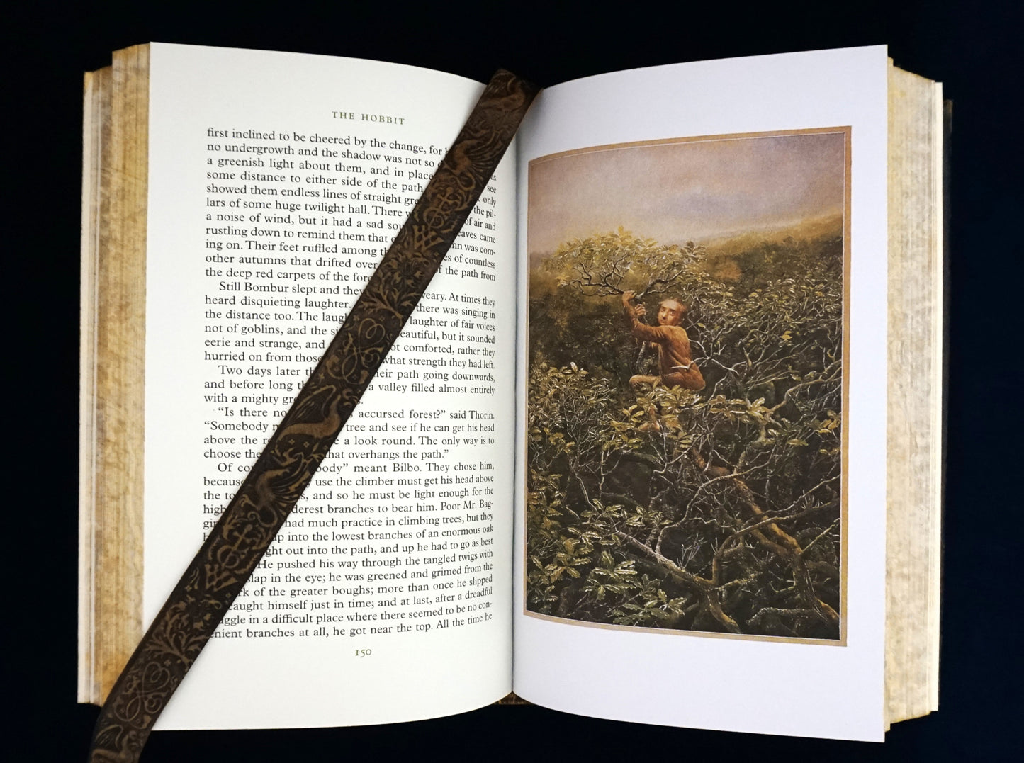 The Hobbit — Hand-Sewn & Traditionally Hand-Bound (Illustrated by Alan Lee)