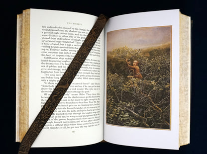The Hobbit — Hand-Sewn & Traditionally Hand-Bound (Illustrated by Alan Lee)