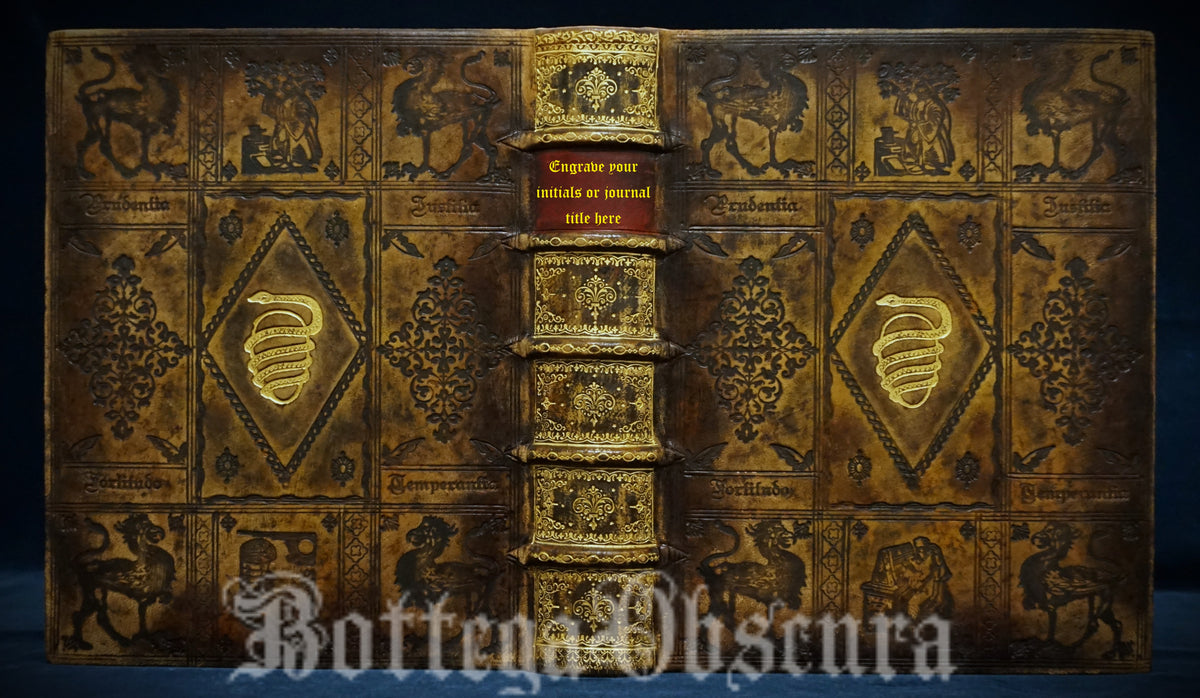 The four Cardinal Virtues journal—large size journal—personalized journal