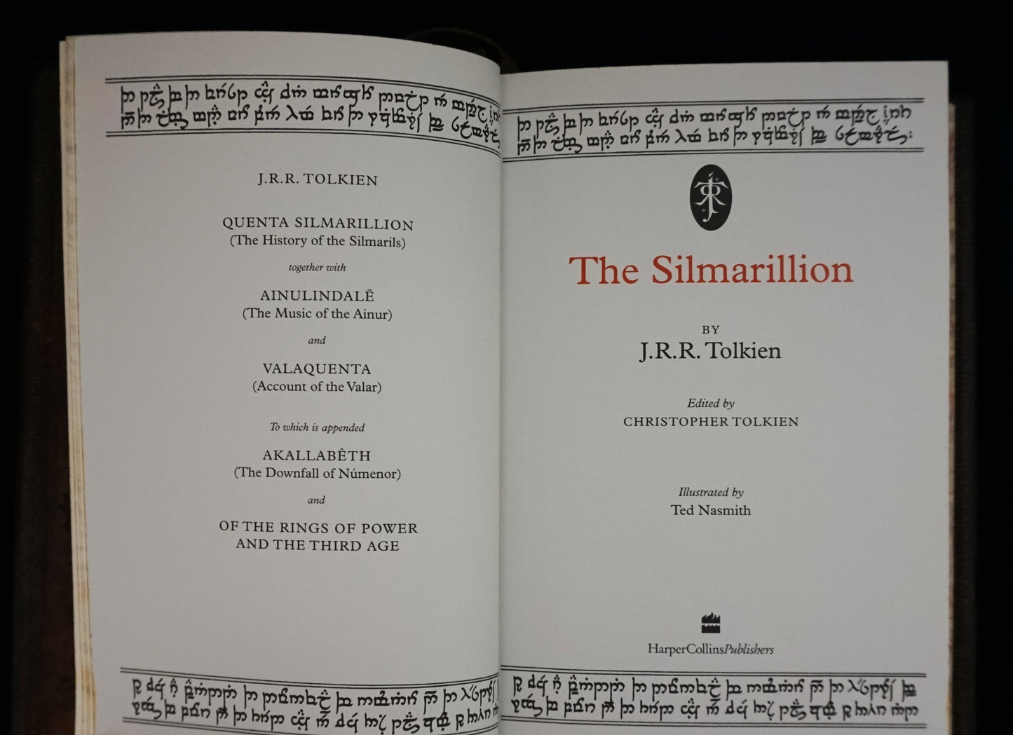 The Silmarillion — Hand-Sewn & Traditionally Hand-Bound (Illustrated by Ted Nasmith)