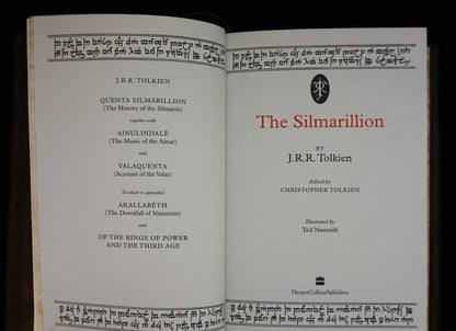 The Silmarillion — Hand-Sewn & Traditionally Hand-Bound (Illustrated by Ted Nasmith)