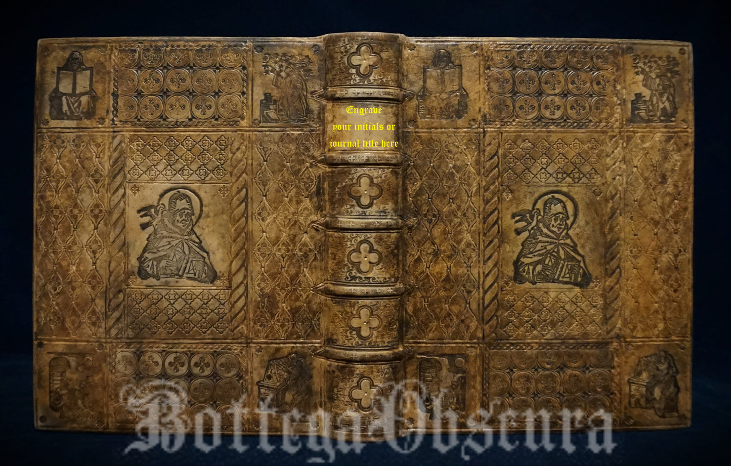 Personalized Large Monastic-Style Journal