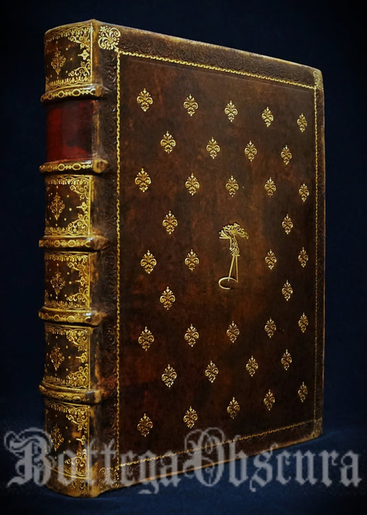 Large Leather Journal – “Great Architect” in A Seminato Style