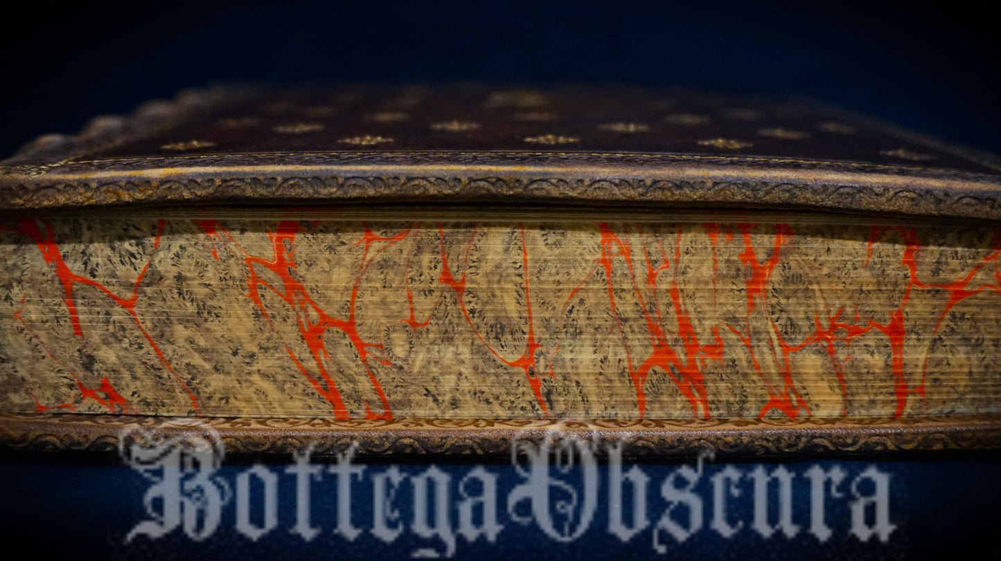 Large Leather Journal – “Great Architect” in A Seminato Style
