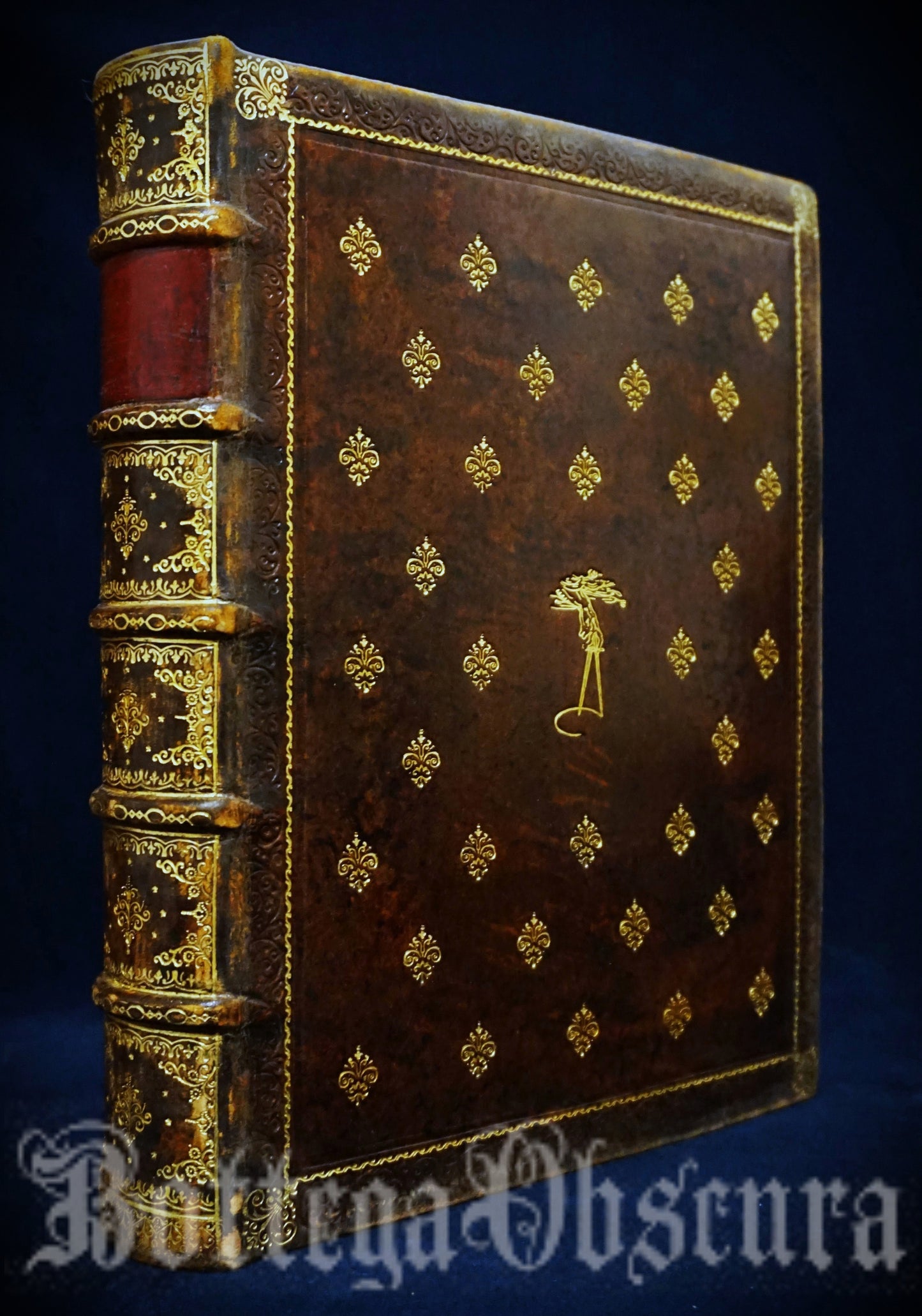 Personalized Large 'A seminato' style 'Great Architect' Leather Journal