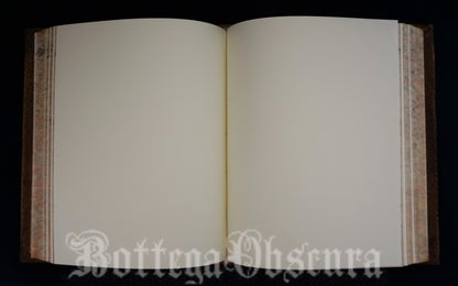 Personalized Large 'A seminato' style 'Great Architect' Leather Journal