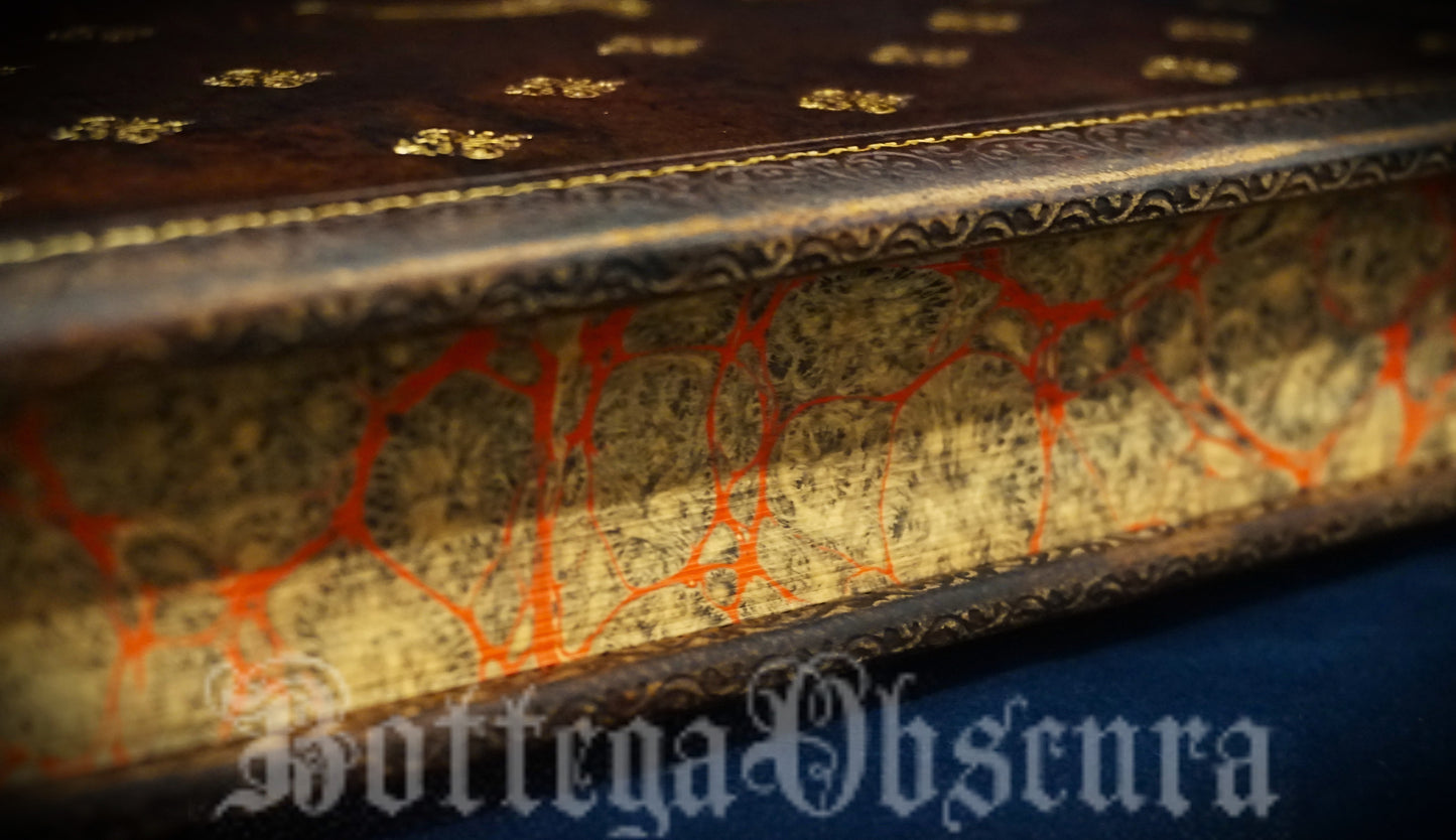 Personalized Large 'A seminato' style 'Great Architect' Leather Journal