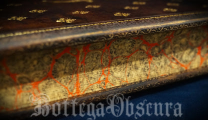 Personalized Large 'A seminato' style 'Great Architect' Leather Journal