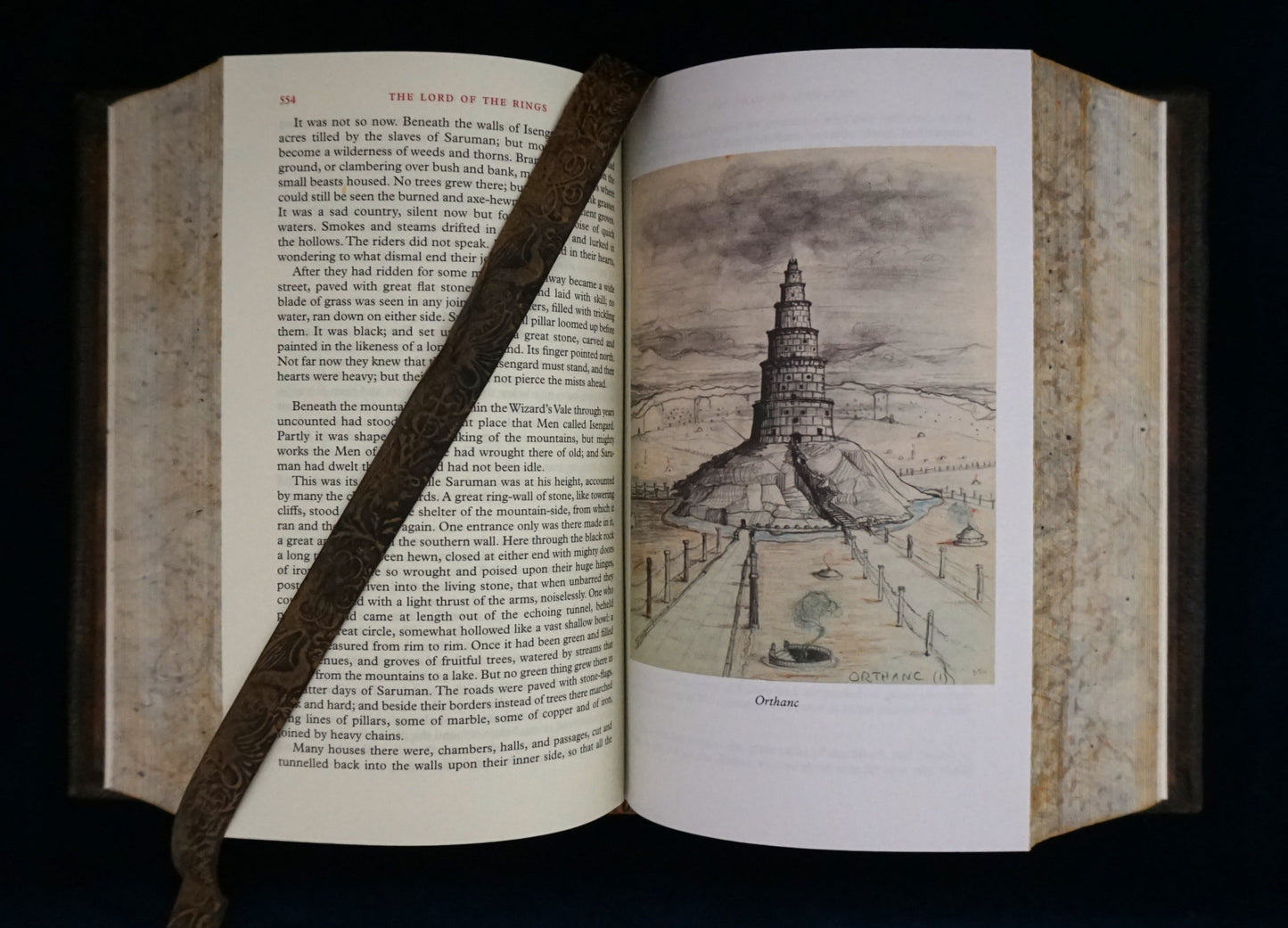 The Lord of the Rings: Hand-Sewn & Traditionally Hand-Bound — Illustrated by J.R.R. Tolkien