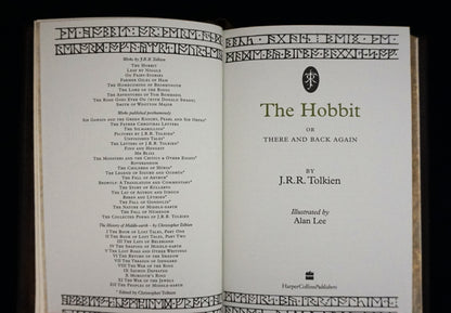 The Hobbit: Hand-Sewn & Traditionally Hand-Bound — Illustrated by Alan Lee