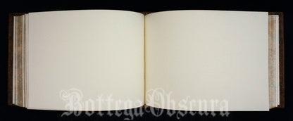 Antique-Style Small Landscape Leather Journal