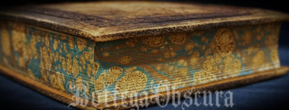 Antique-Style Small Landscape Leather Journal