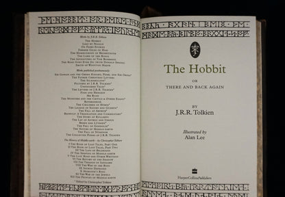 The Hobbit: Hand-Sewn & Traditionally Hand-Bound — Illustrated by Alan Lee