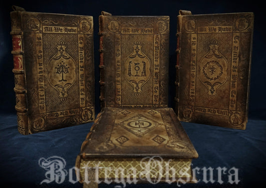 The Lord of the Rings Trilogy & The Hobbit - Illustrated by Alan Lee, Traditionally Hand-Sewn & Hand-Bound