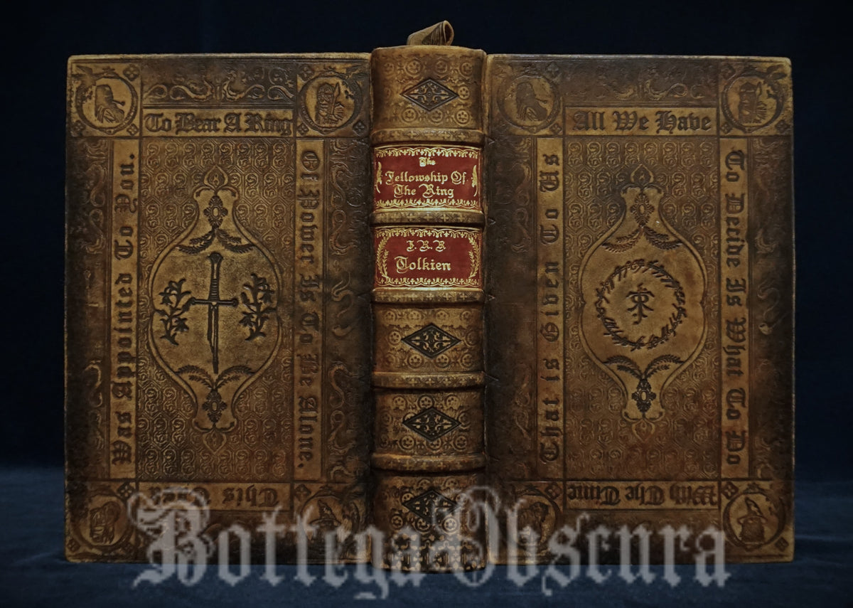 The Lord of the Rings Trilogy & The Hobbit - Illustrated by Alan Lee, Traditionally Hand-Sewn & Hand-Bound