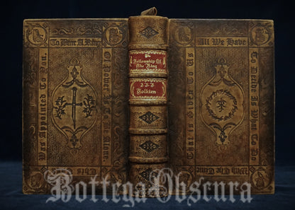 The Lord of the Rings Trilogy & The Hobbit - Illustrated by Alan Lee, Traditionally Hand-Sewn & Hand-Bound
