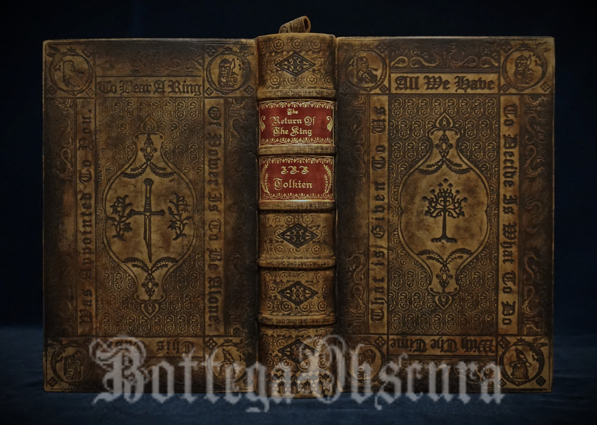 The Lord of the Rings Trilogy & The Hobbit - Illustrated by Alan Lee, Traditionally Hand-Sewn & Hand-Bound