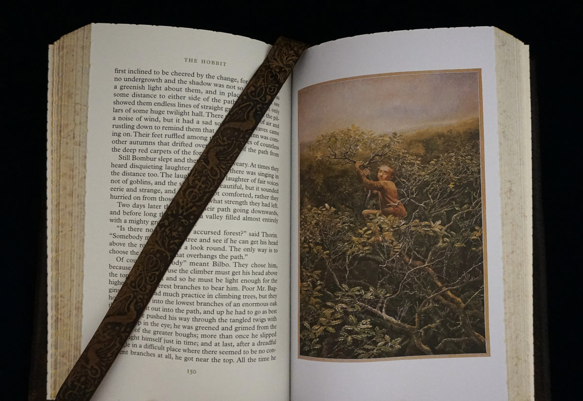 The Lord of the Rings Trilogy & The Hobbit - Illustrated by Alan Lee, Traditionally Hand-Sewn & Hand-Bound