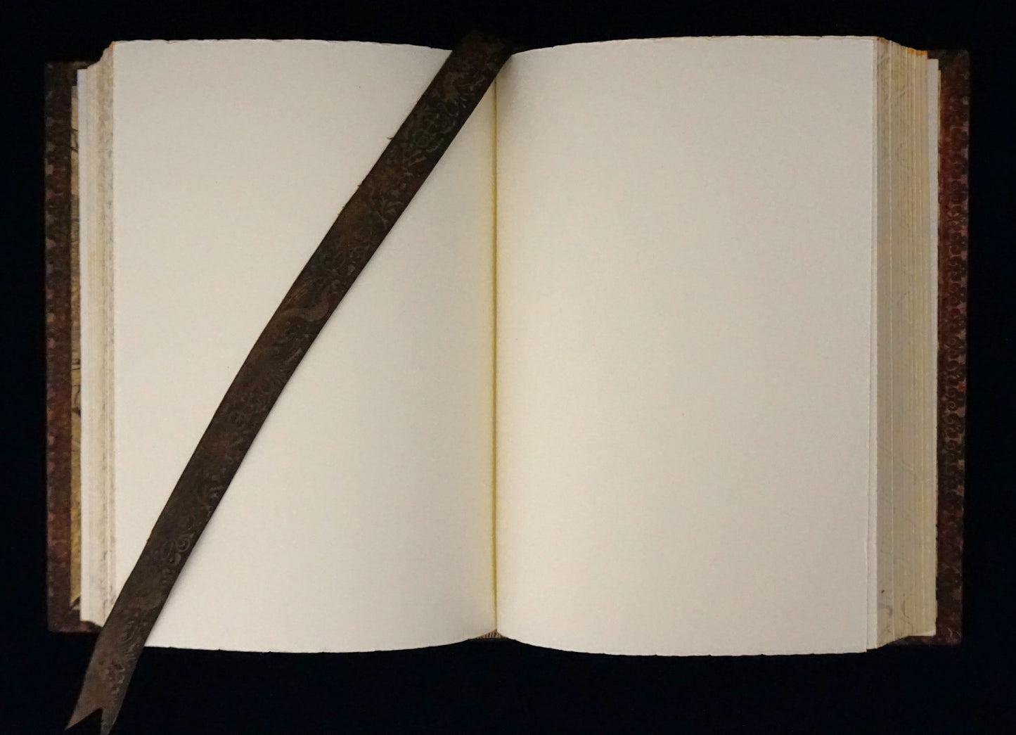 Chnoubis journal, Large size journal, Leather bound and handsewn, Personalized leather journal with title