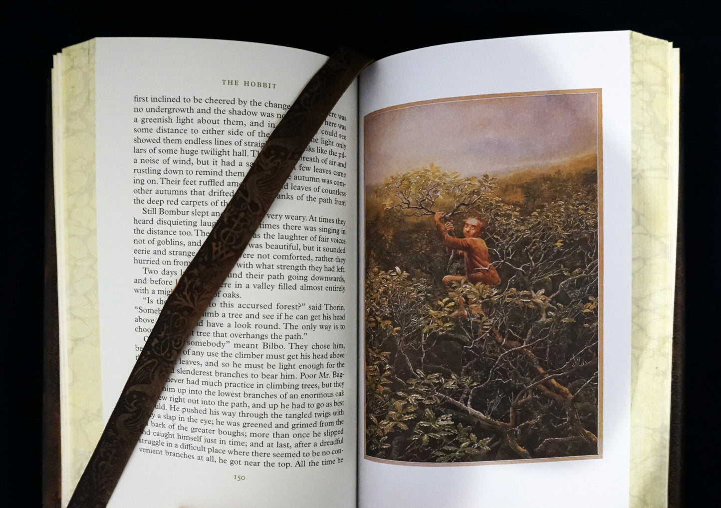 The Hobbit, Leather bound, illustrated by Alan Lee