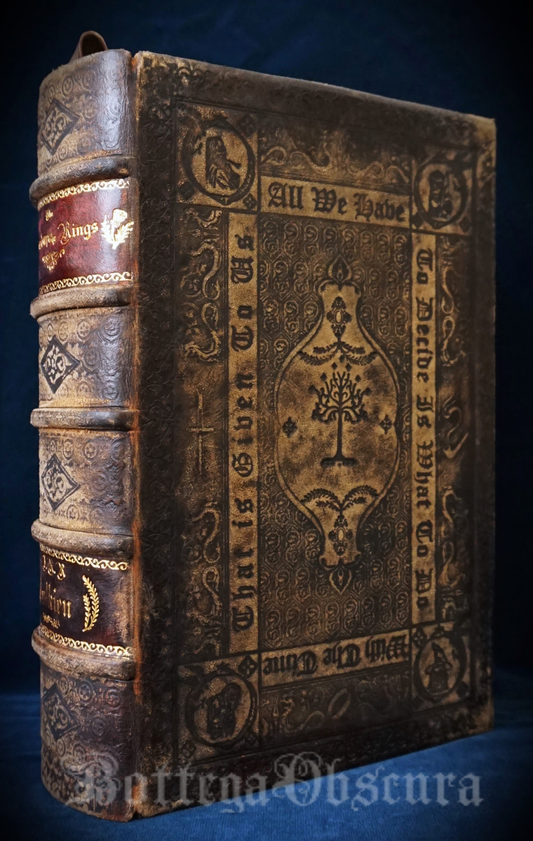 The Lord of the Rings, Hand sewn and hand bound book, Illustrated by Alan Lee, Personalized book with initials