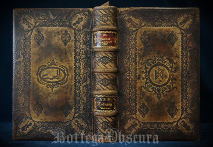 The Hobbit, Hand sewn and hand bound book, Illustrated by Alan Lee, Personalized book with initials