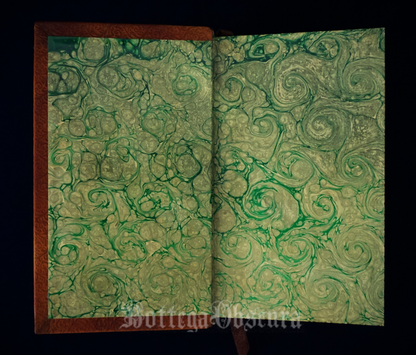 Journal, Venice style journal, medium size journal, hand sewn and hand bound, personalize journal with engraving