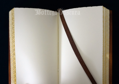 Journal, Venice style journal, medium size journal, hand sewn and hand bound, personalize journal with engraving