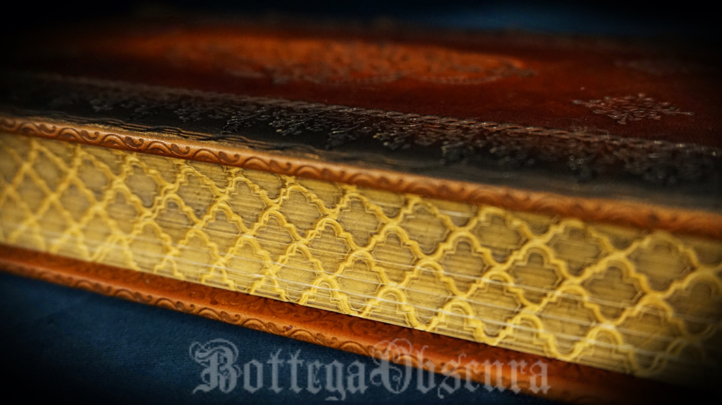 Journal, Venice style journal, medium size journal, hand sewn and hand bound, personalize journal with engraving