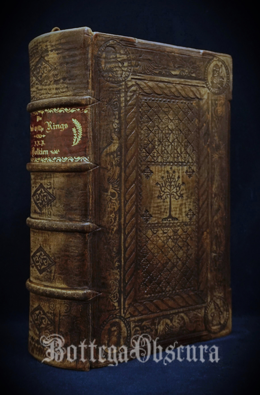 The Lord of the Rings, Hand sewn and hand bound book, Illustrated by J.R.R Tolkien, Personalized book with initials.