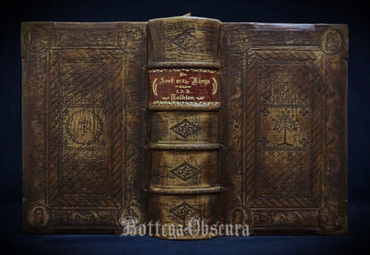 The Lord of the Rings, Hand sewn and hand bound book, Illustrated by J.R.R Tolkien, Personalized book with initials.