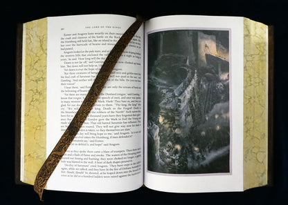 The Lord of the Rings, Hand sewn and hand bound book, Illustrated by Alan Lee