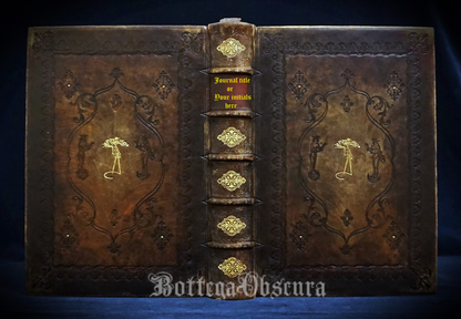 'Great Architect' journal, Large size journal, Personalized journal with title or initials.