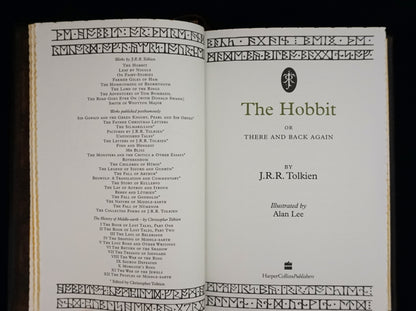 The Hobbit, Hand sewn and hand bound book, Illustrated by Alan Lee