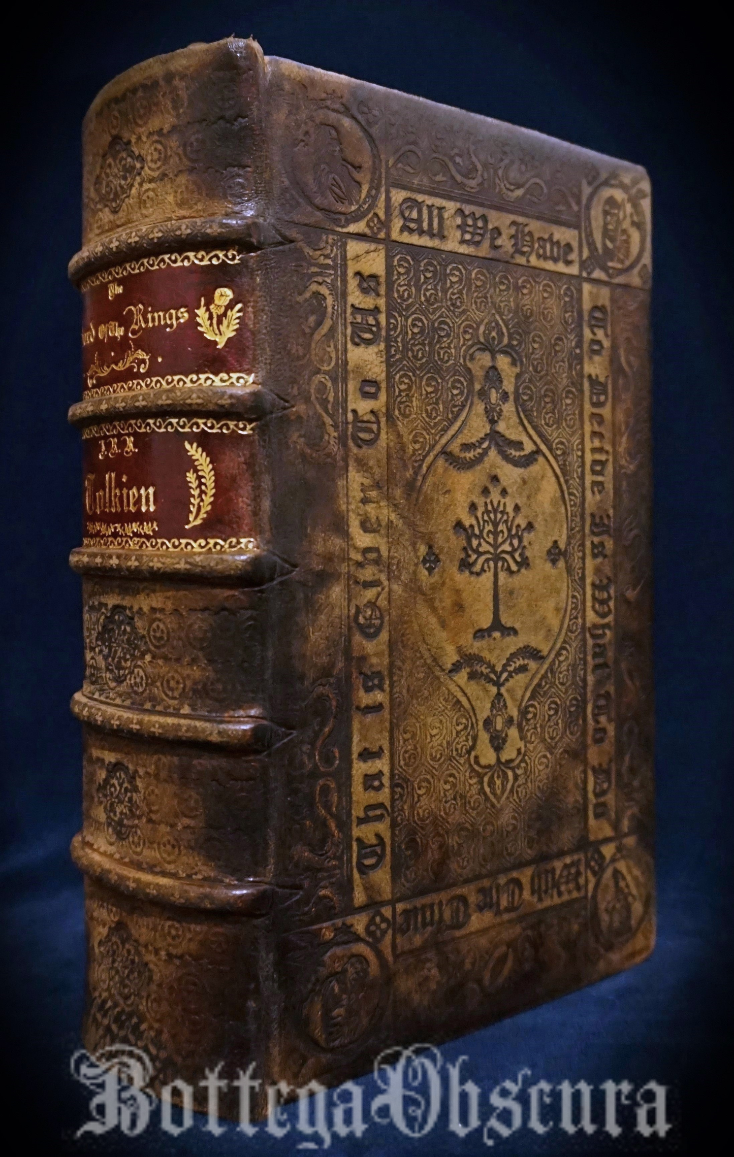 The Lord of the Rings, Hand sewn and hand bound book, Illustrated by J.R.R Tolkien