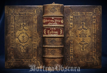 The Lord of the Rings, Hand sewn and hand bound book, Illustrated by J.R.R Tolkien