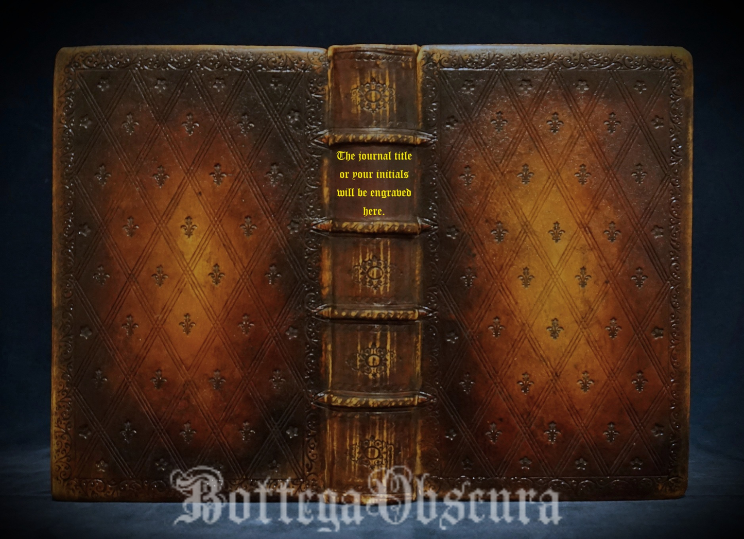 17C style 'seminato' journal, medium size, personalized journal