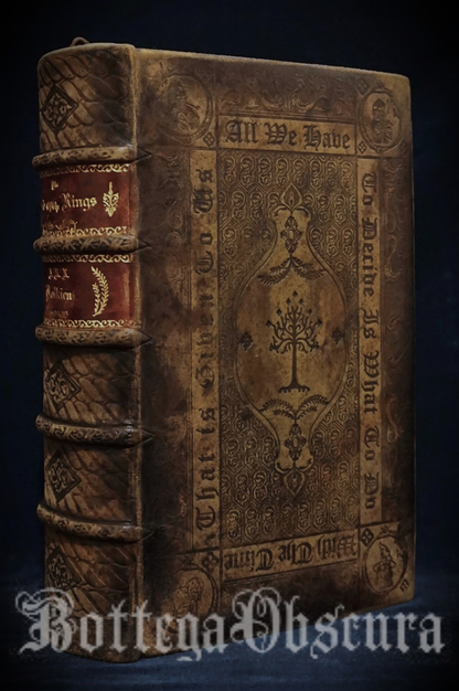 The Lord of the Rings, Hand sewn and hand bound book, Illustrated by J.R.R Tolkien